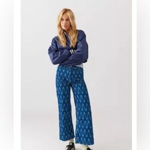 Urban Outfitters Blue Wide Leg Pants